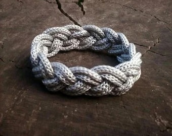 Nautical Gray Turk head knot Bracelet for Sailor and Surfer