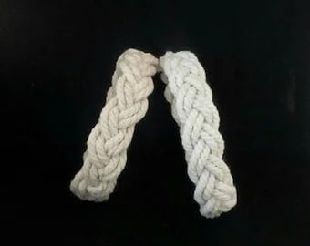 Pulsera de cuerda con nudo marinero y cabeza de turco náutico, pulsera de surfista