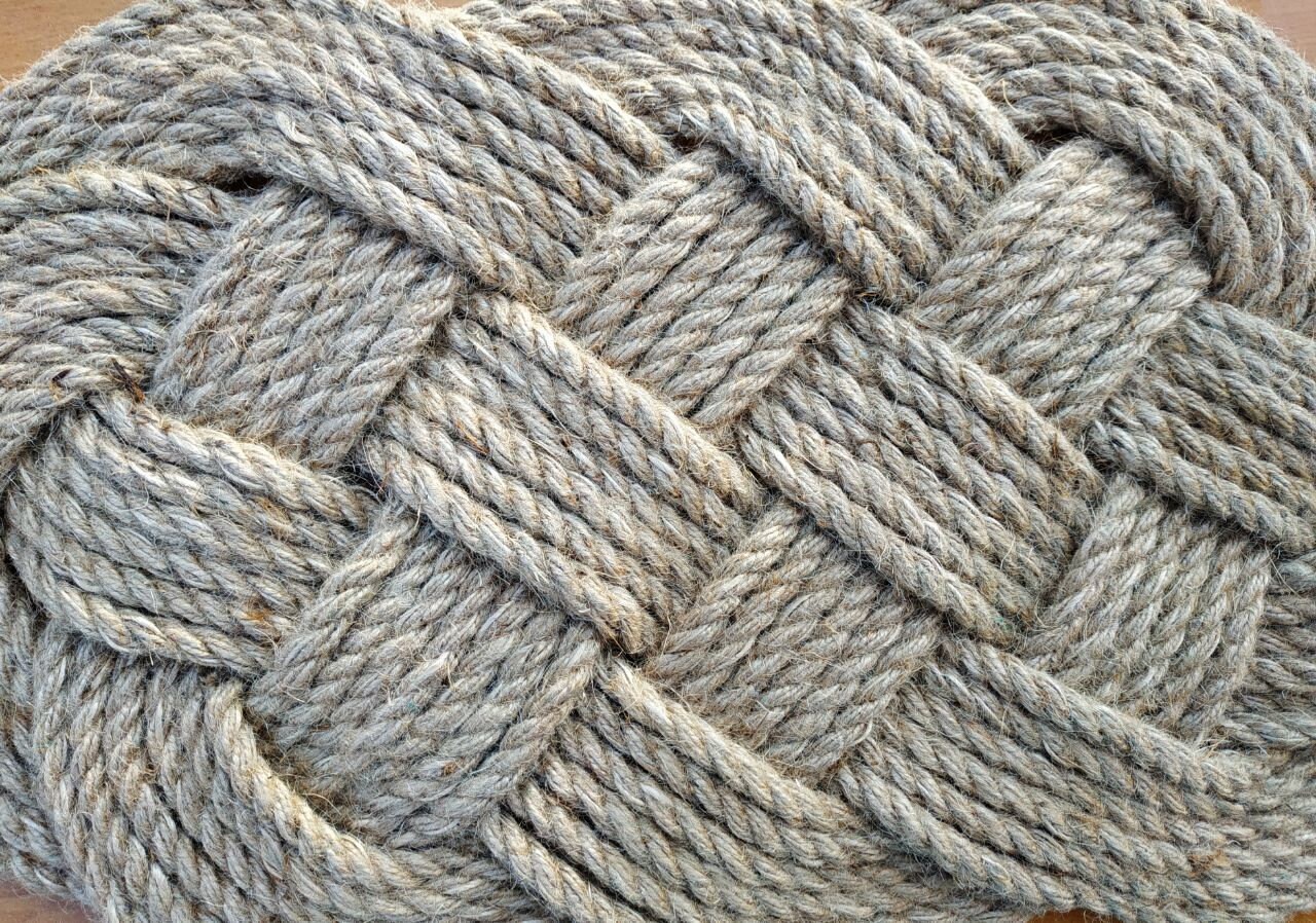 Nautical Jute Door Mat Boat Rope Rug Ocean Plait Eco Etsy