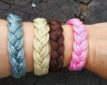 Nautical Cord Bracelet Unisex knot Bracelet Sailor Wrap Bracelet Beach Summer Bracelet Surfer Bracelet Rope Woven Bracelet Turks Head Knot