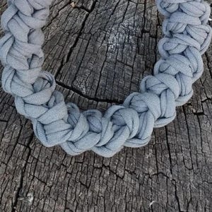 Fermatende grigi o fermaporta, fermatende all&#39;uncinetto, supporto per tende, fermatende, decorazioni per il soggiorno, decorazioni per la casa in stile nautico