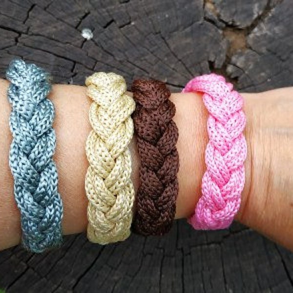 Nautical Cord Bracelet Unisex knot Bracelet Sailor Wrap Bracelet Beach Summer Bracelet Surfer Bracelet Rope Woven Bracelet Turks Head Knot