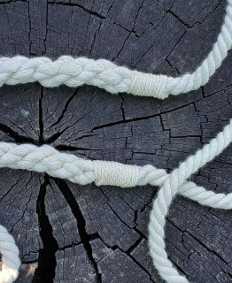 Natural Cotton Rope Dog Leash Nautical Dog Leash Undyed Cotton Dog Leash Organic Cotton Rope Dog Leash Pet Wedding Soft Dog Leash Best Dog