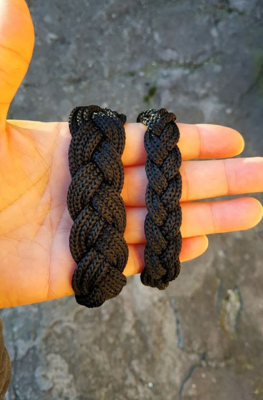 Surfer Black Cord Bracelet for Men and Women - Etsy