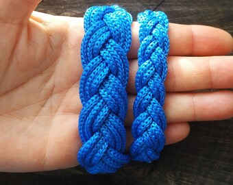 Blue Sailor Turk Head Knot cord Bracelet