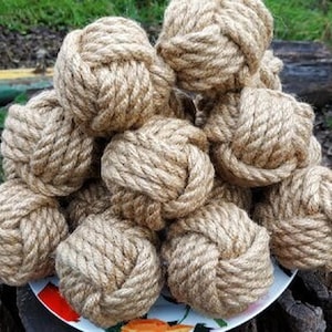 Conjunto de 15 cartões de lugar náuticos com punho de macaco e suporte para nó de corda de 3,5&quot; de largura