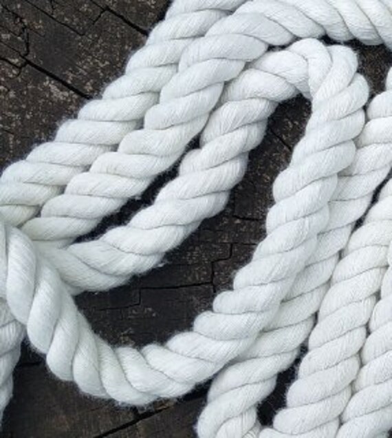 12 Mm White Cotton Rope Craft Cotton String Diy Supplies Diy Etsy