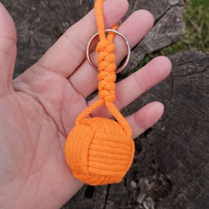 Orange kork flytande nautisk nyckelring