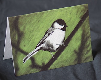Coal Tit Greeting Card - Bird, Finch, Sparrow, Forest Animals, Nature, Natural World, PopArt, Art Cards birthday garden