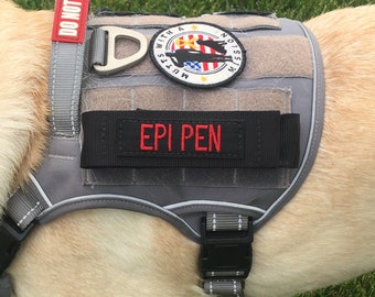 Dog Vest EpiPen Pouch | Velcro Backing