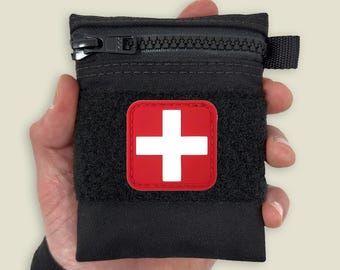 EDC IFAK Pouch | Cordura Nylon Zipper Pouch with Patch