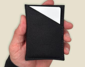 Minimalist Front Pocket Wallet, Slim Cordura® Card Sleeve, Ultra Slim EDC Card Holder