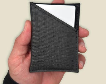 Minimalist Front Pocket Wallet, Slim Cordura® Card Sleeve, Ultra Slim EDC Card Holder