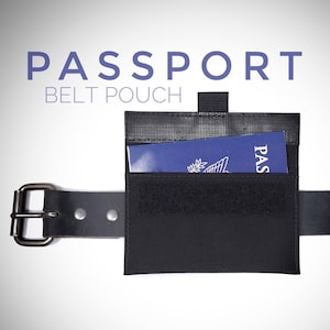 EDC Pouch | Passport Holder | Belt Pouch | Hook and Loop Closure