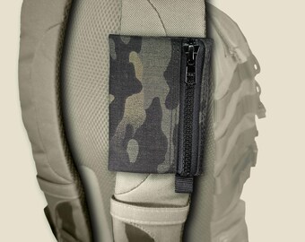 EDC Pouch | Shoulder Strap Zipper Pouch | MultiCam® Black
