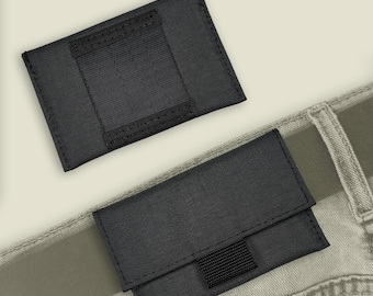 EDC Pouch | Minimalist Wallet | Belt Pouch | Hook and Loop Closure