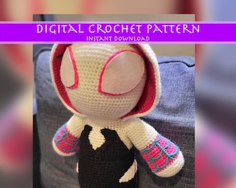 Patrón de crochet de la chica araña Gwen