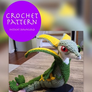 Grass Snake Monster Crochet Pattern