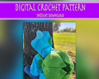 Patrón de disfraz de bulbo de monstruo para niño a crochet