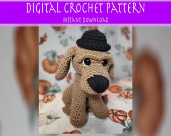 Napoleón el patrón de crochet del sabueso