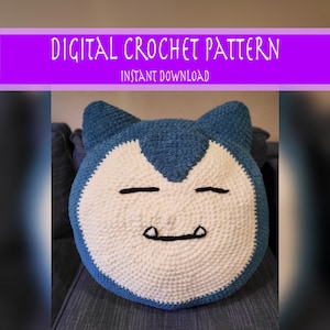 Snorlax Cushion Etsy