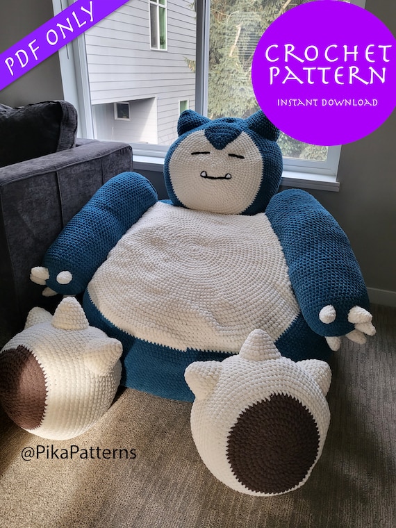 Jumbo Life Size Sleepy Bear Crochet Pattern