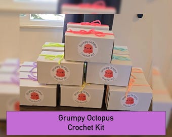 Grumpy Octopus Crochet Kit