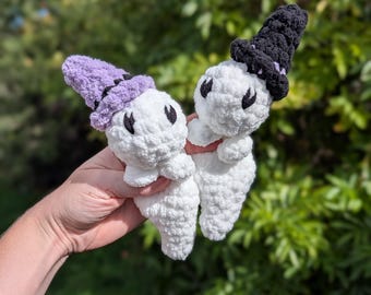 Mini Ghost Crocheted Plushie