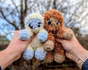 Peluches de ganchillo de Yeti/Bigfoot Bub