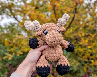 Moose Bub Crocheted Plushie (made to order)