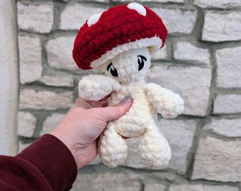 Mushroom Bub Crocheted Plushie