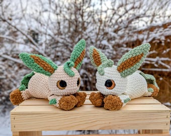 Peluche de ganchillo Cypress the Leaf Fox