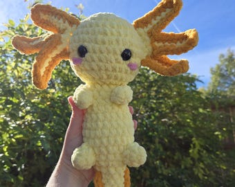 Crochet Axolotl Plushie
