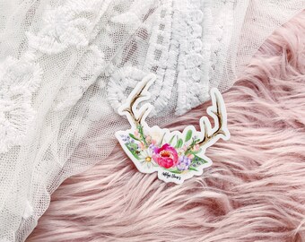Antler Bouquet Sticker