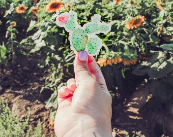 Cactus Sticker Decal - Watercolor Cactus / Succulent