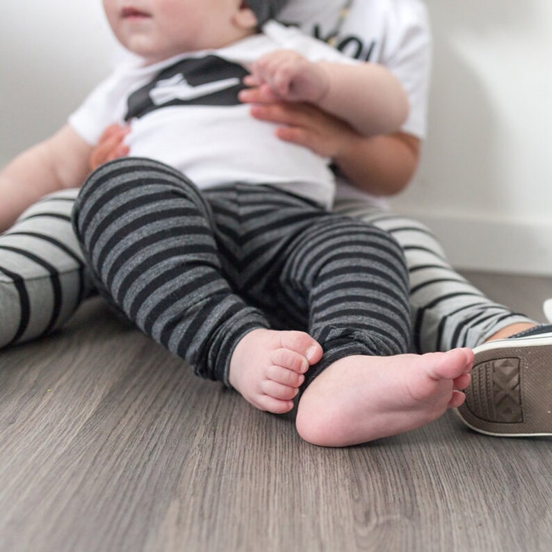 Red Stripes Yoga style Waist Baby Wool Leggings Kids wool Leggings 0-3m Merino Wool Leggings for Kids SALE 3-9m
