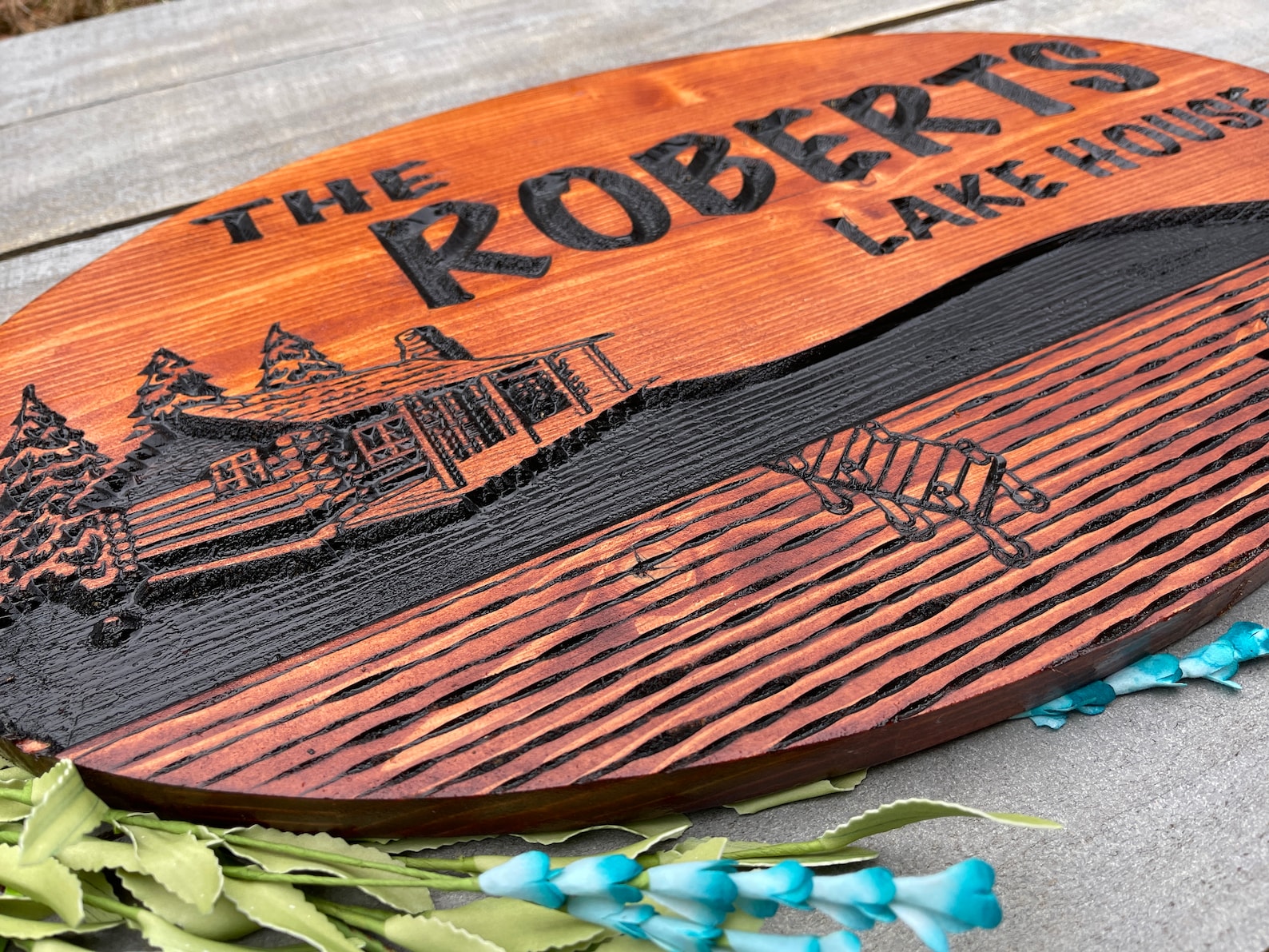Lake House Sign Personalized Lake House Sign Lake Sign Lake Etsy