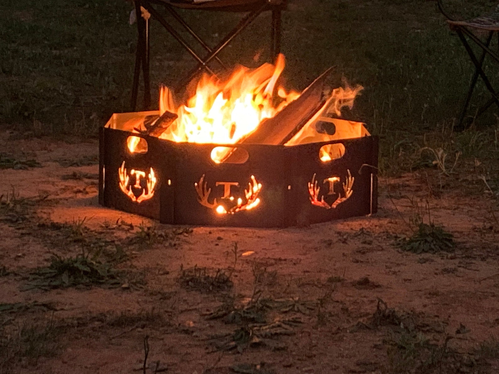 Personalized Fire Pit Camping Fire Pit Portable Fire Pit Etsy