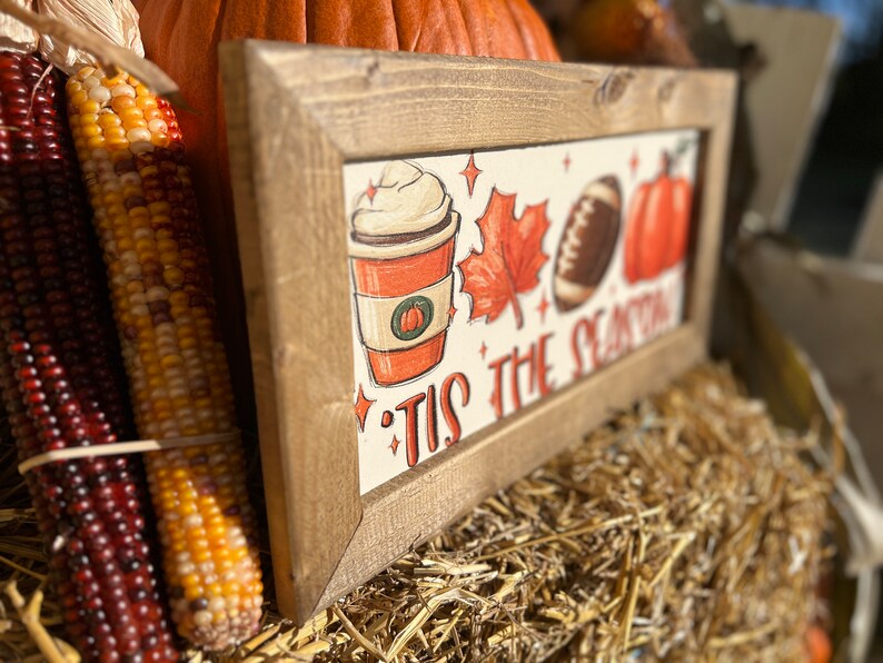Herbst Zeichen, Es ist Herbst y’all, Herbst Saison, Football Zeichen, Kaffee Zeichen, Kürbis Zeichen, Tis the Season, Herbst Dekor Bild 2