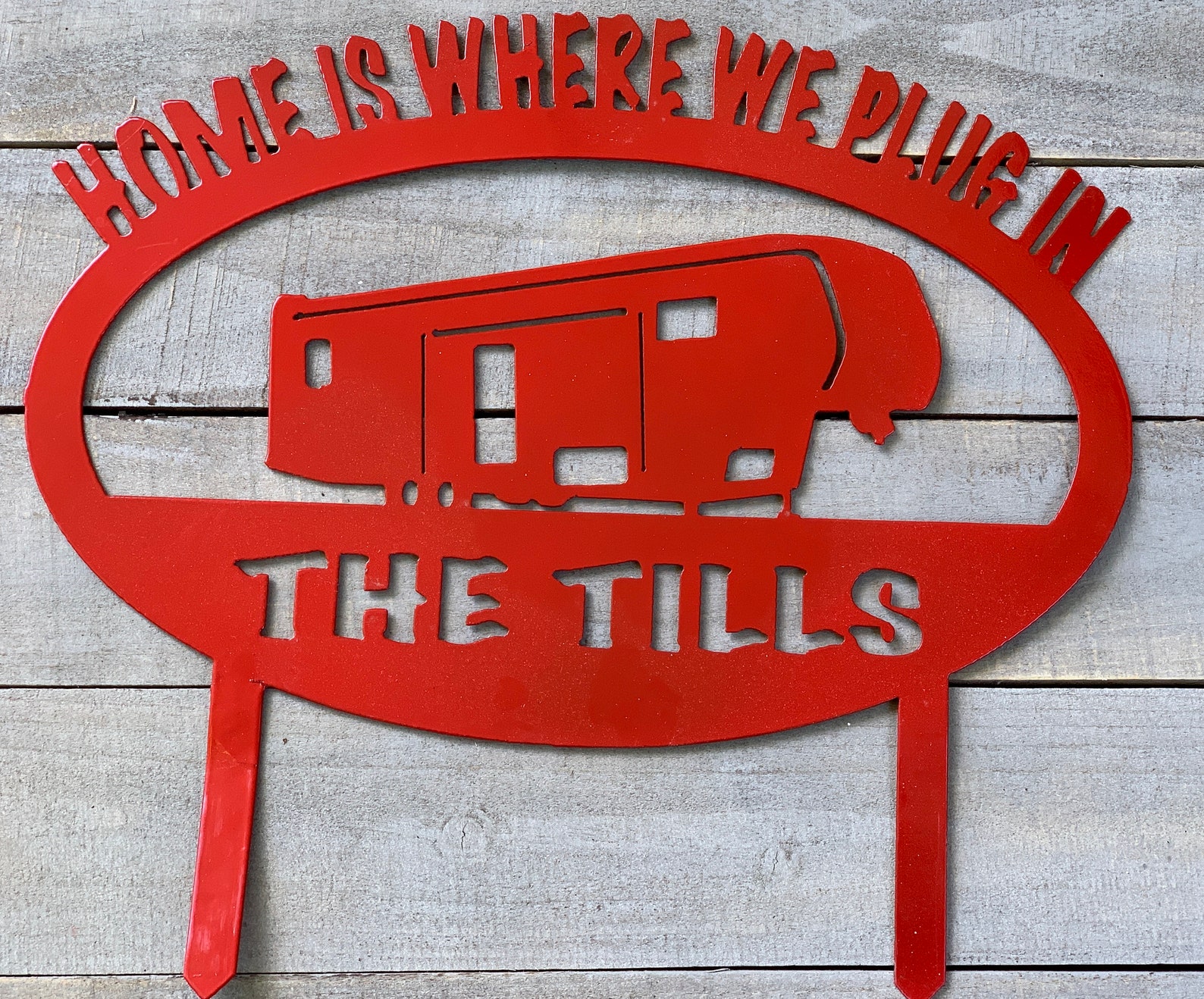 Metal RV Sign RV Sign Personalized RV Sign Camping Sign Etsy