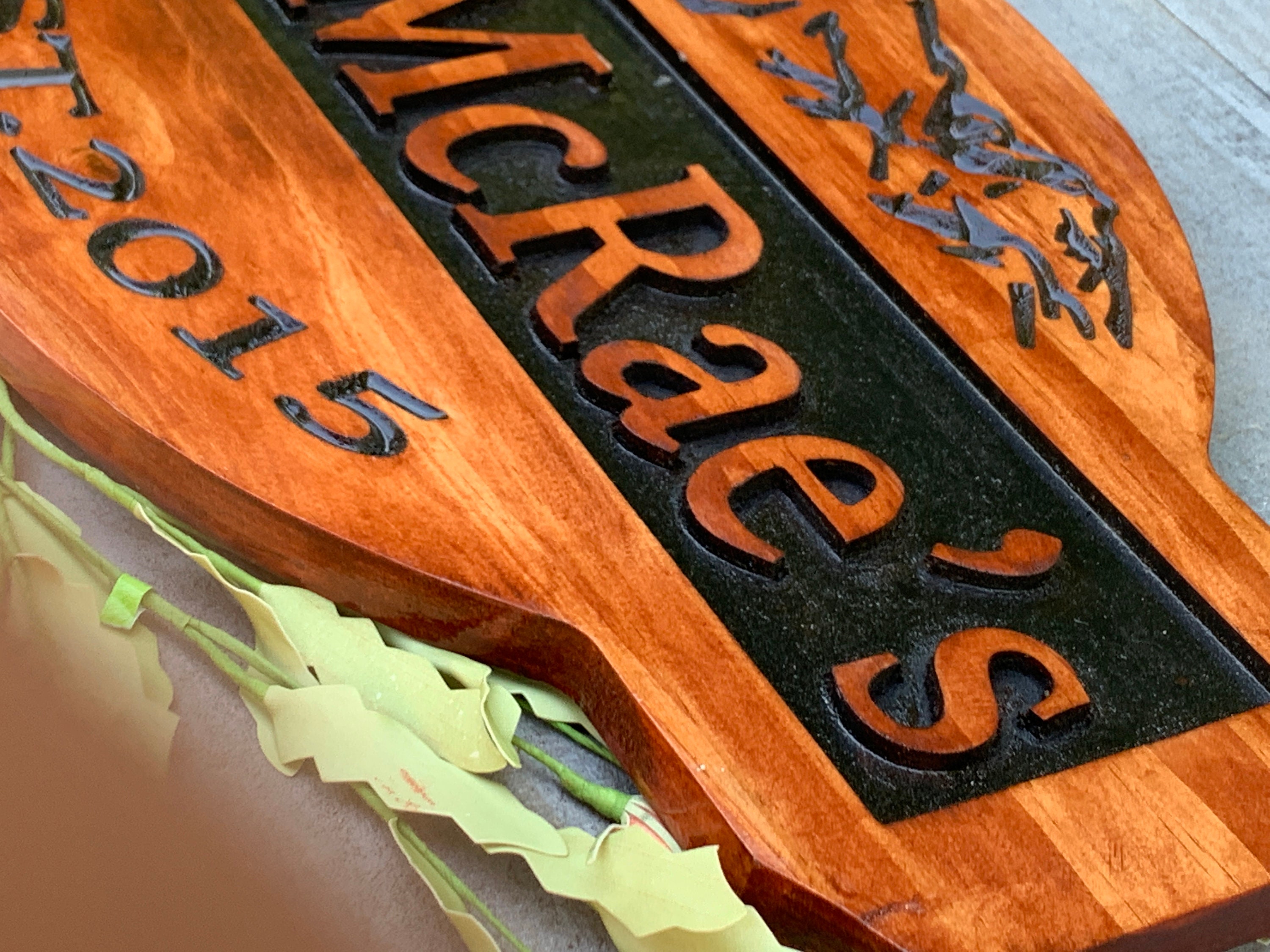 Engraved Family Sign Custom Engraved Signs Personalized Etsy