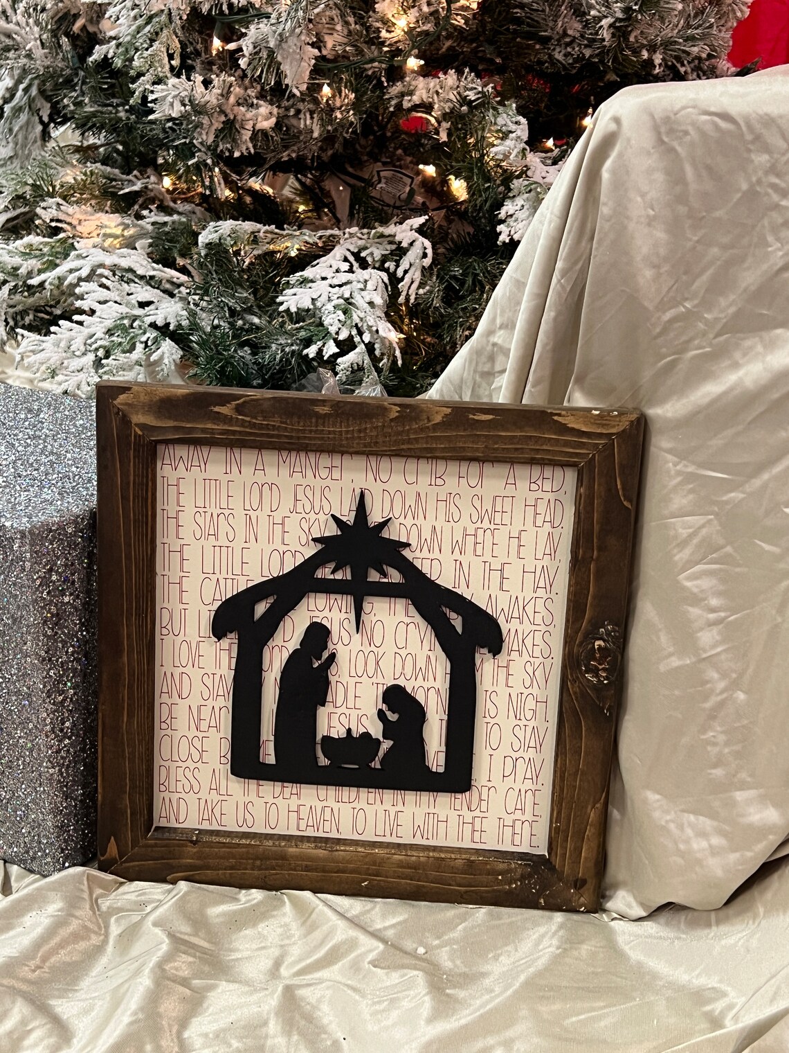 Nativity Sign | Manger Sign | Christmas Sign Decor | Christmas Sign ...