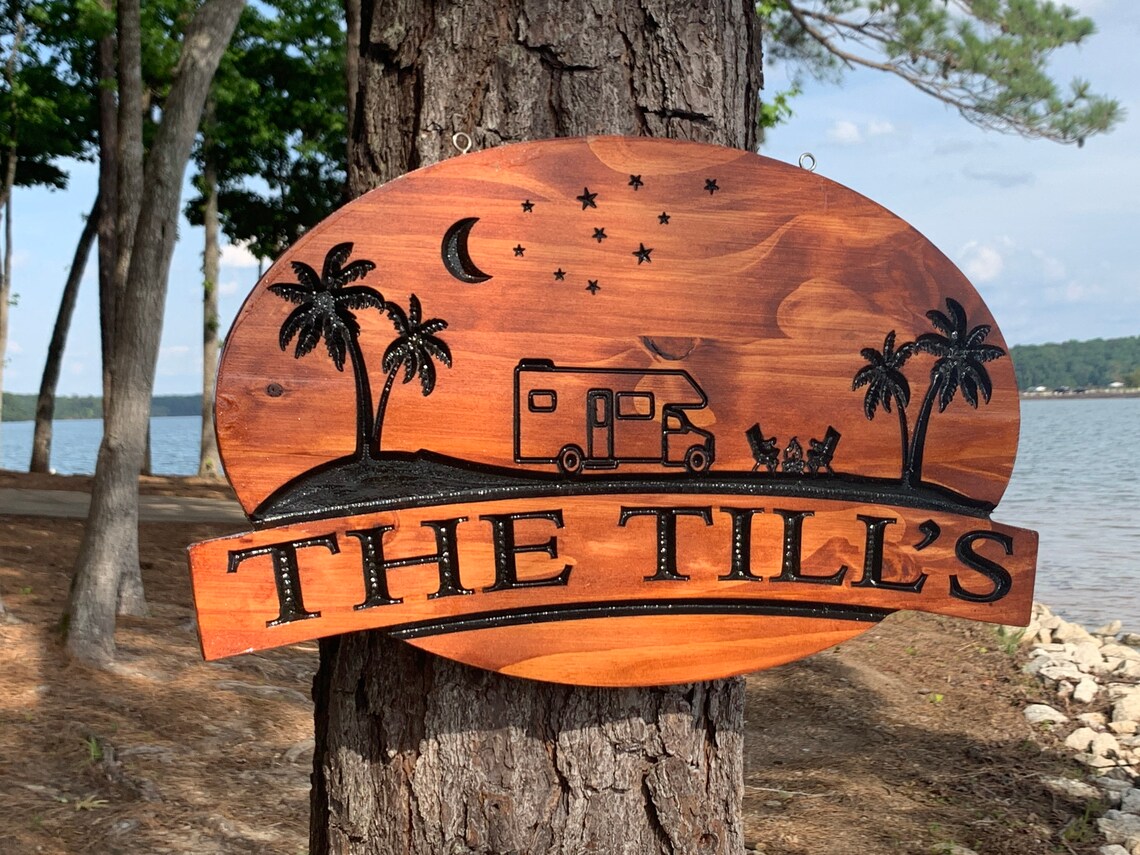 RV Sign, Camper Sign, Beach Rv Sign, Campsite Flag, RV Flag Hanging, RV ...