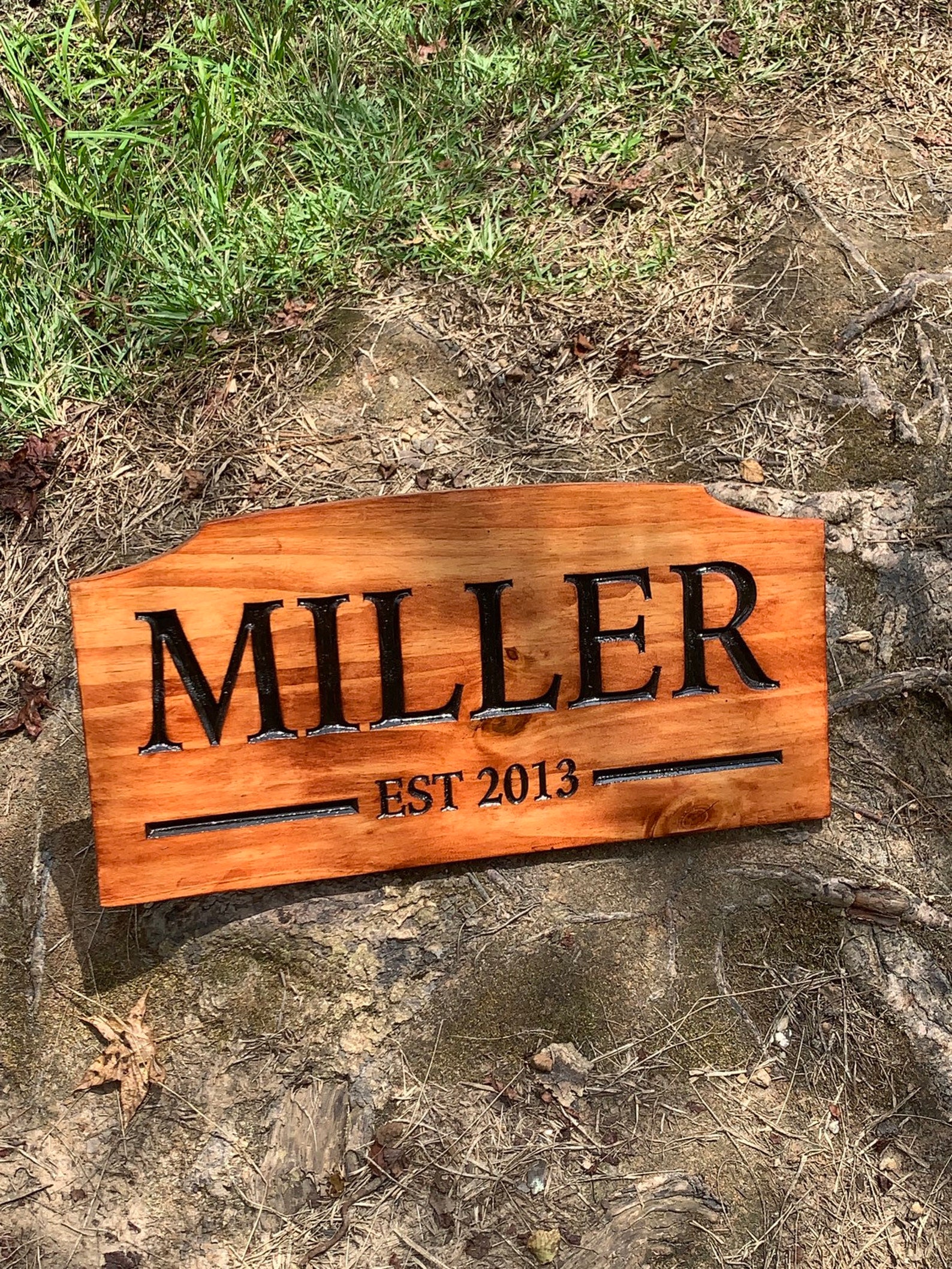 Engraved Personalized Sign/ Personalized Name Sign/ Last Name Etsy