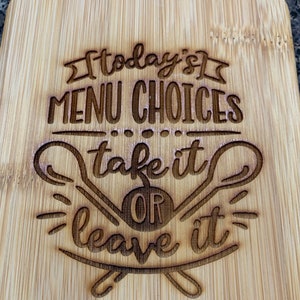 Funny Cutting Board - Funny Gift - Engraved Cutting Board - Kitchen Gift - Small Cutting Board - Personalized Gift