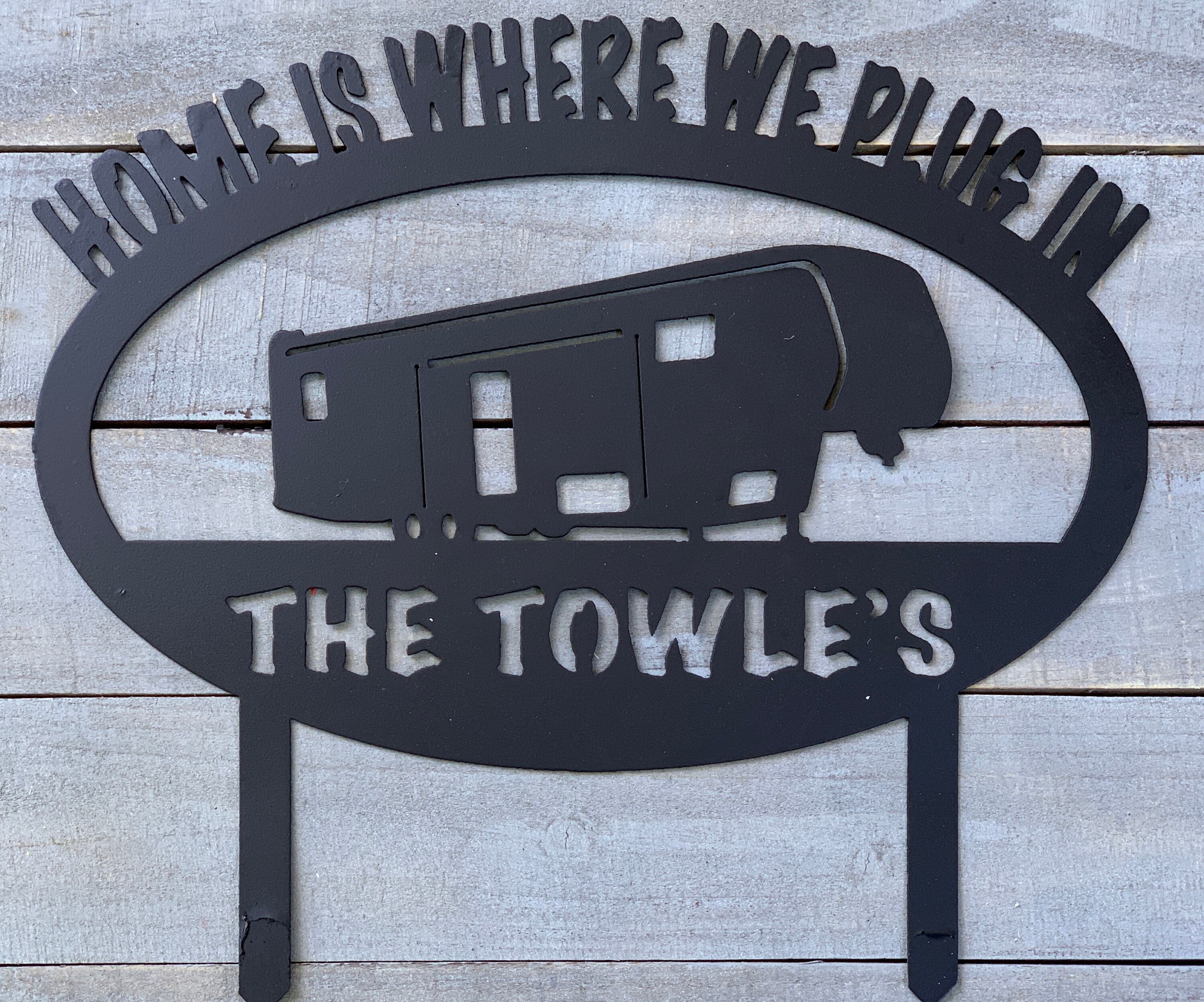 Metal RV Sign RV Sign Personalized RV Sign Camping Sign Etsy