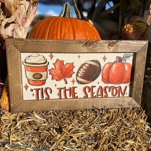 Herbst Zeichen, Es ist Herbst y’all, Herbst Saison, Football Zeichen, Kaffee Zeichen, Kürbis Zeichen, Tis the Season, Herbst Dekor Bild 5