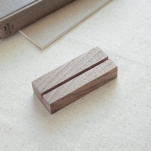 Support en bois moyen, marque-places, support pour menu, support pour numéro de table, support pour cartes de visite, support pour enseigne de commerce de détail
