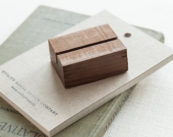 Small Wood Stand, Place Card Holder, Menu Stand, Table Number Holder, Business Card Stand, Retail Signage Holder