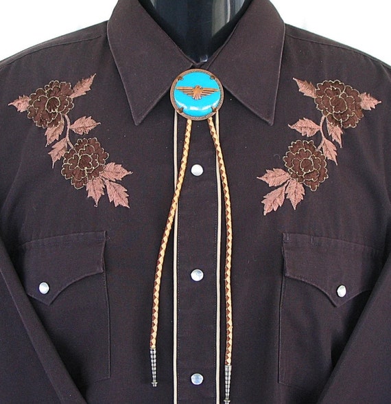 Bolo Tie camisas occidentales vaquera - Etsy México